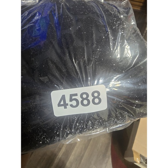 Jayna Vtg  Black Metallic Deep V Neck Party Dress Brocade Bishop Sleeve Size S - Picture 12 of 13